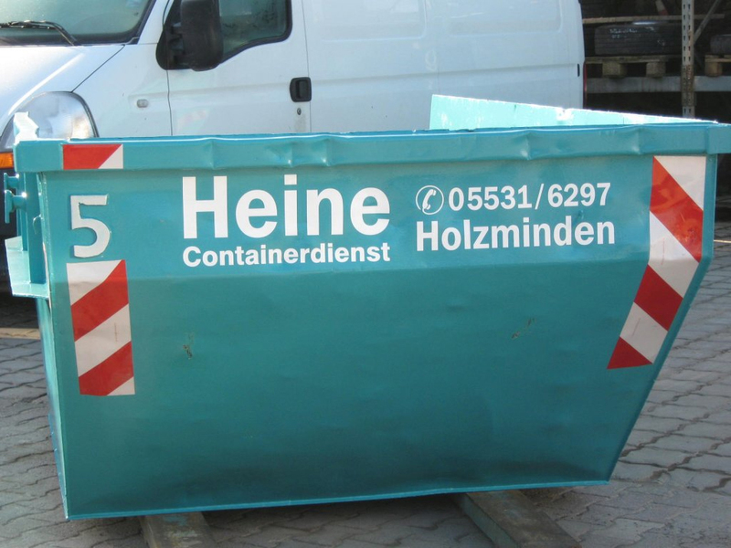 Nahaufnahme eines Heine Containers