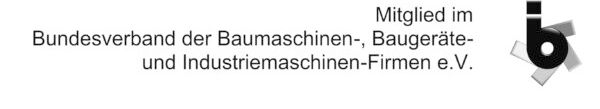 Logo Mitlied im Bundesverband der Baumaschienen-, Baugeräte-, und Industriemaschinen-Firmen e.V.
